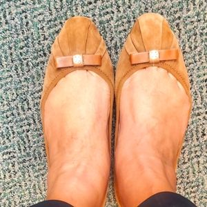 PRELOVED Tory Burch Ally Ballet Flat Shoes